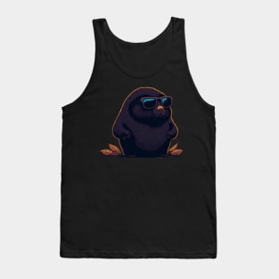 Mole in sunglasses Tank Top